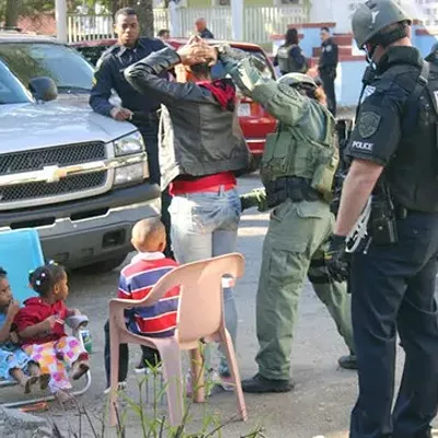 Image: 24 arrested in sweep