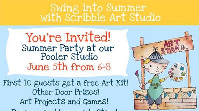 Swing into Summer Party at Scribble Art Studio