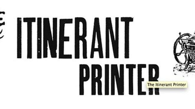 The Itinerant Printer Visits the Ashantilly Press