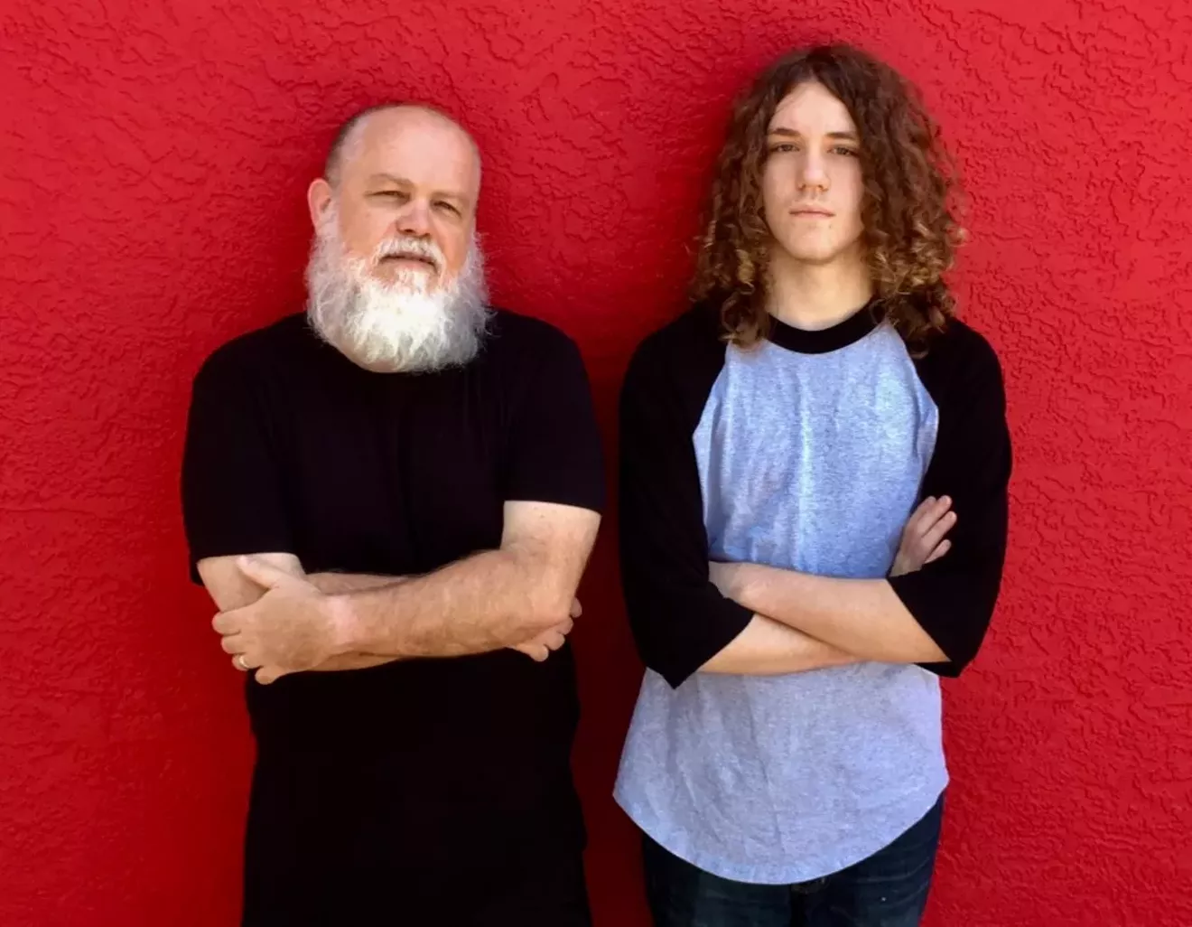Dizygote: Ned (guitar/vocals, l.) & Ethan (drums, r.)