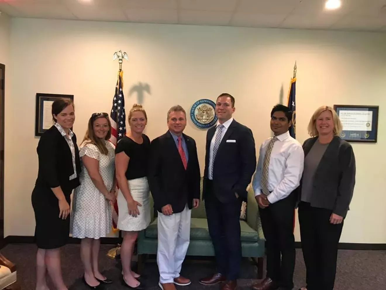 Savannah Citizen's Climate Lobby meeting with Rep. Buddy Carter