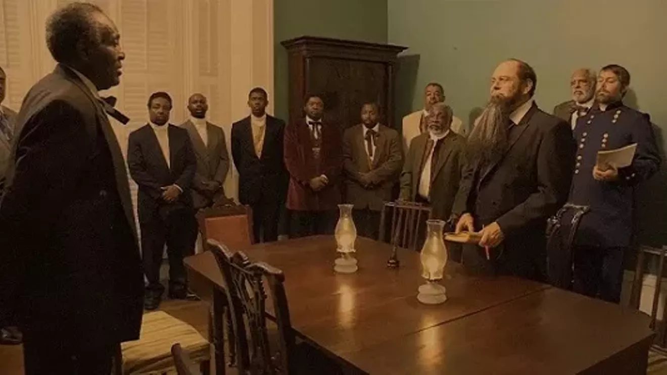 Rev. Garrison Frazier addresses U.S. Secretary of War Edwin Stanton