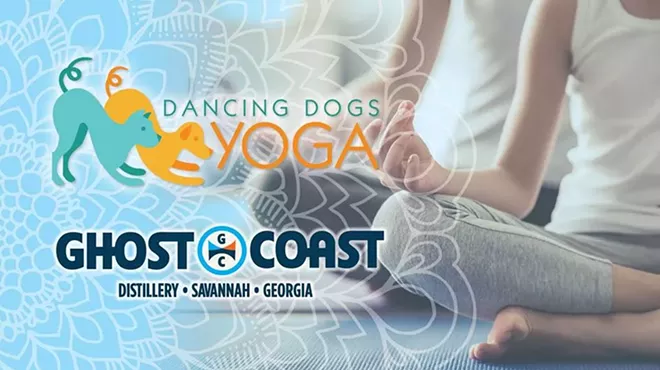 Image: Yoga at Ghost Coast Distillery!
