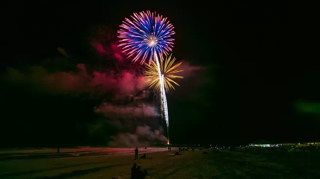 Image: Tybee Island July 4th Independence Day Fireworks