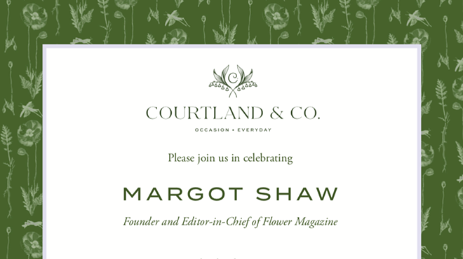 Living Floral Book Signing at Courtland & Co.