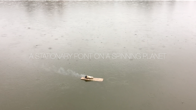 Image: Bryce Lankard: A Stationary Point on a Spinning Plane