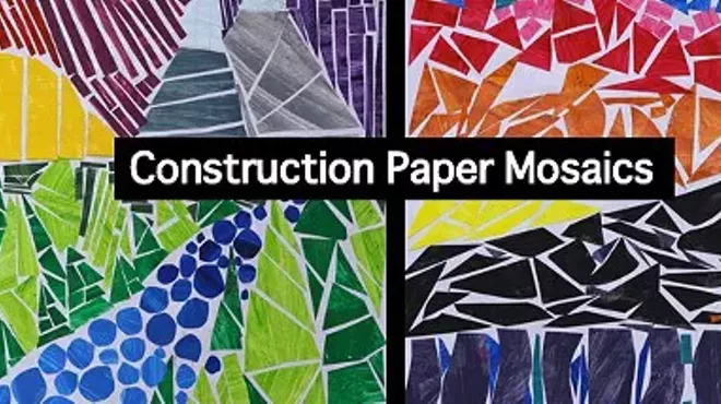 Image: Starlandia Art Stars w/ Becca Cook presents: Construction Paper Mosaics