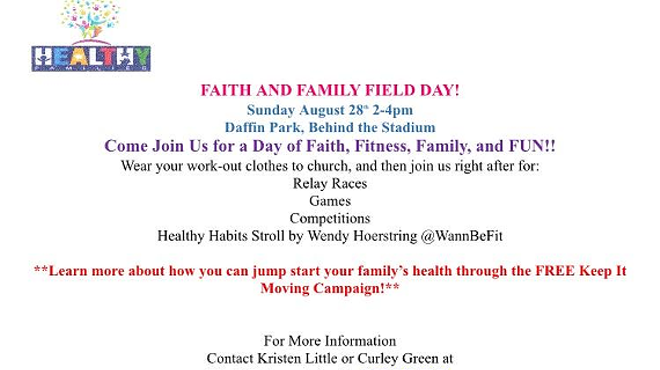 Image: Faith and Family Field Day!