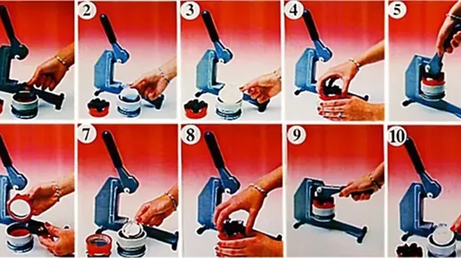 Image: Button Making Party!