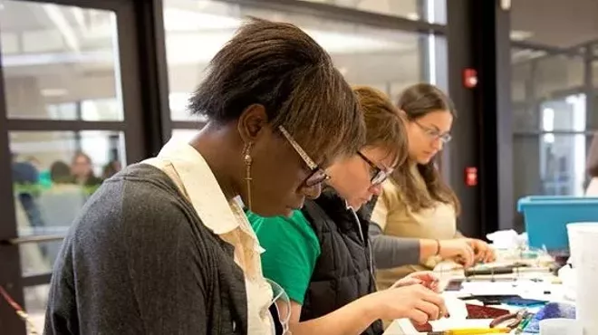 Image: Stained Glass Lamp Making with Mark McKim