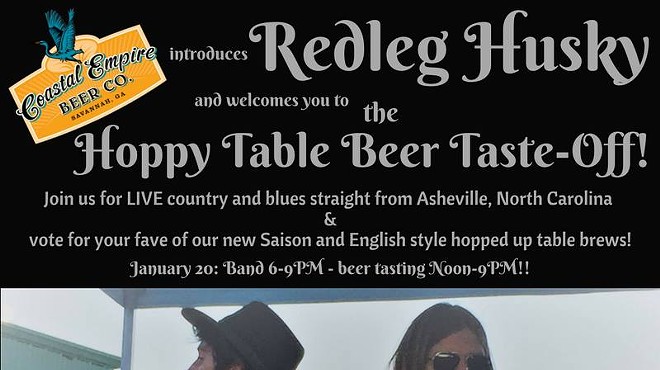 Hoppy Table Beer Tasting & Redleg Husky Live