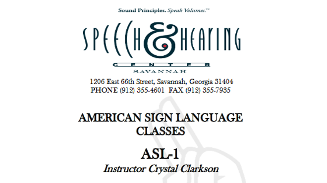 Image: Beginner's American Sign Language Classes