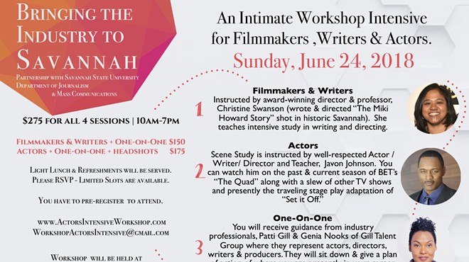Bringing The Industry to Savannah: An Intimate Workshop Intensive for Filmmakers, Writers & Actors