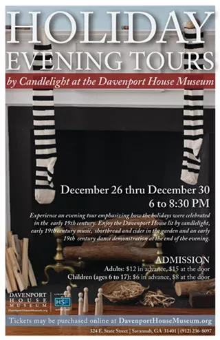 Image: Holiday Evening Candlelight Tours