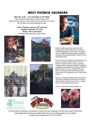 Image: Patrick Saunders Workshops Opening Reception & Comments