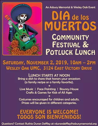 Image: Dia de Los Muertos Community Festival and Potluck Lunch