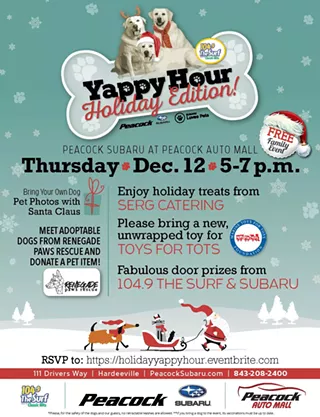 Image: Yappy Hour Holiday Edition