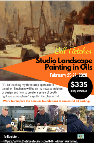 Image: Bill Fletcher: "Studio Landscape Painting in Oils"