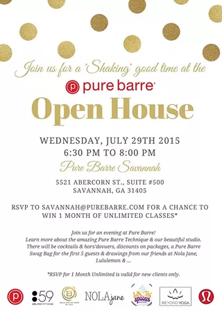 Image: Open House - Pure Barre!