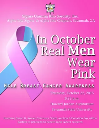 Image: Male Breast Cancer Awareness