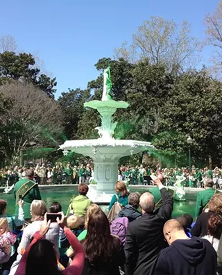 Image: Greening of the Fountain
