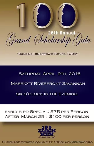 Image: 100 Black Men of Savannah's 20th Annual Grand Scholarship Gala