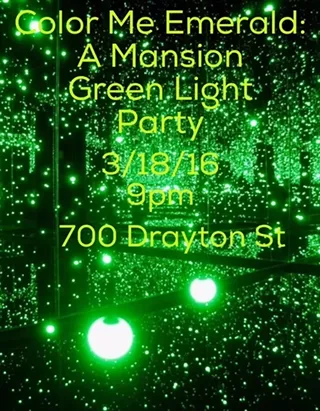 Image: Color Me Emerald: A Mansion Greenlight Party