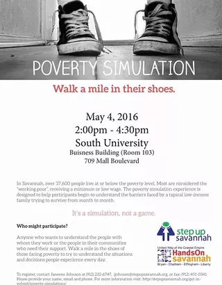 Image: Poverty Simulation