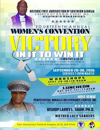 Image: Southern Georgia COGIC, Inc. Annual Women's Covention