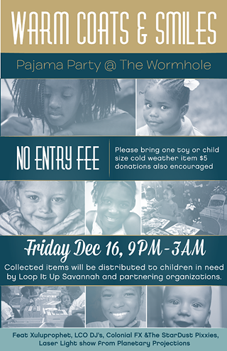 Image: Warm Coats & Smiles Pajama Party w/ Lowcountry Oscillations Dance Party