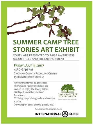 Image: Summer Camp Tree Stories: Youth Art Exhibit