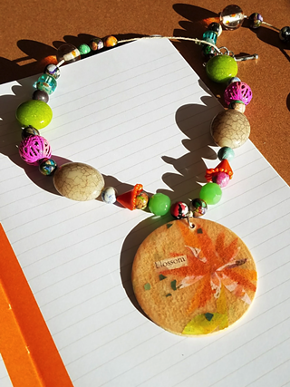 Image: Collage Pendant Workshop with Casey Gainey