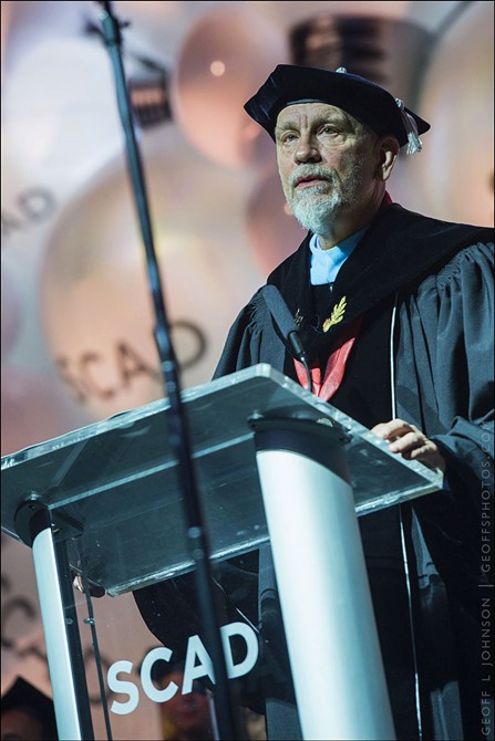 John Malkovich at SCAD Commencement 2017