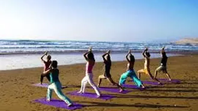 Image: Yoga on the Beach