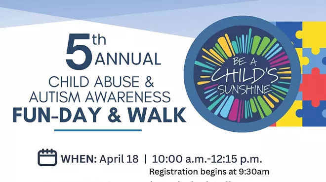 Image: 5th Annual Child Abuse and Autism Awareness Fun-Day & Walk