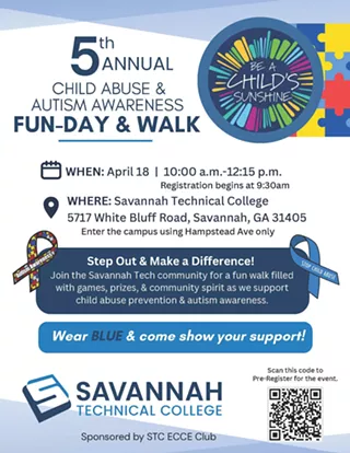 Image: 5th Annual Child Abuse and Autism Awareness Fun-Day & Walk