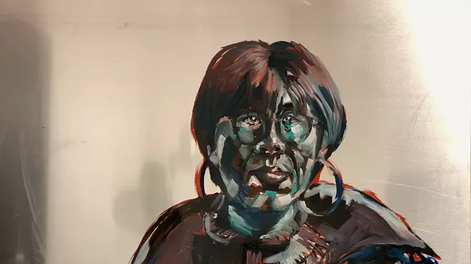 Image: A moment of self-reflection: with artist Purvisha Peshwe