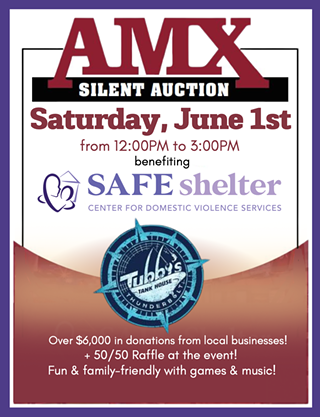 AMX Silent Auction Benefiting SAFE Shelter Savannah