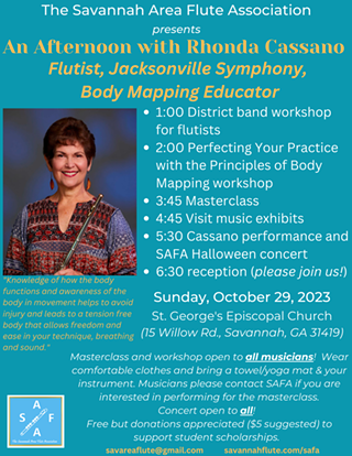 Image: An Afternoon with Flutist Rhonda Cassano