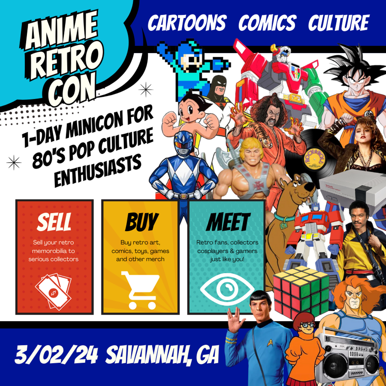 Anime Retro Con- Savannah
