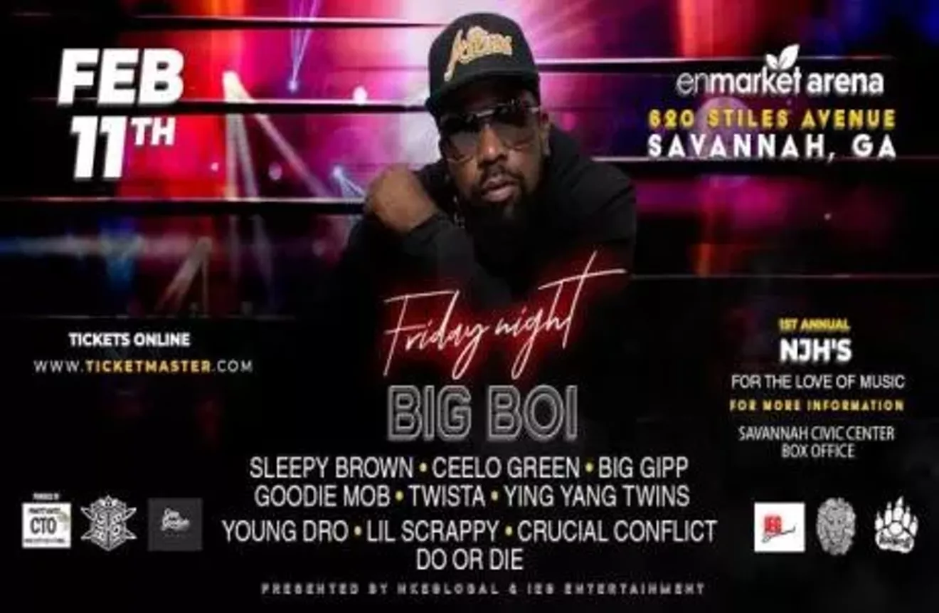 BIG BOI LIVE IN CONCERT FEB 11TH @ NEW THE ENMARKET ARENA