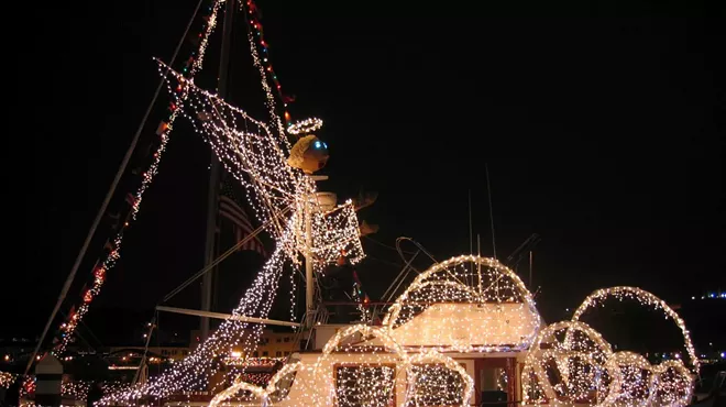 Image: Christmas comes early with the Savannah Harbor Boat Parade of Lights