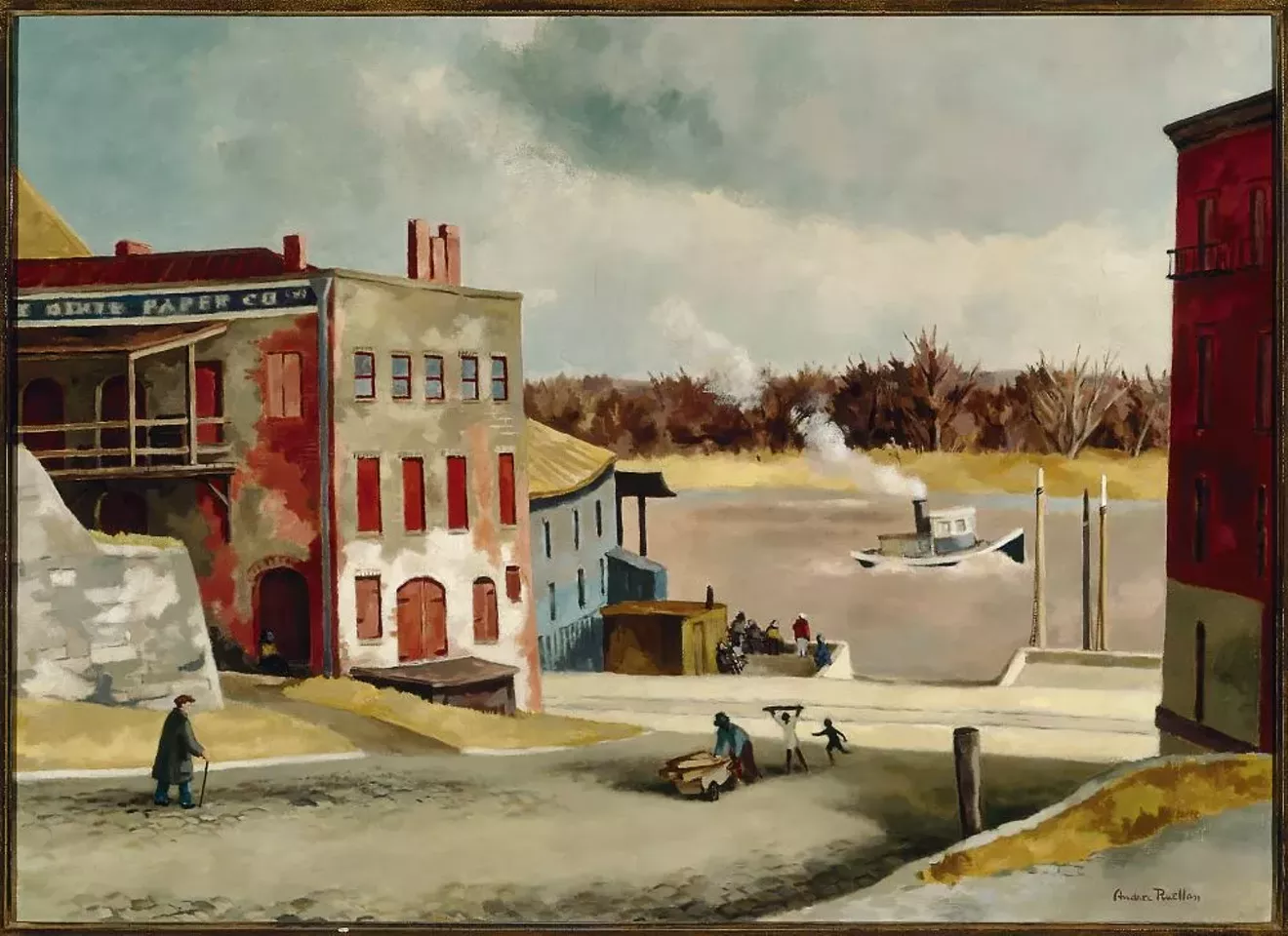 Andree Ruellan (1905&ndash;2006) 'Savannah,' 1942; oil on canvas; museum purchase; 1998.8