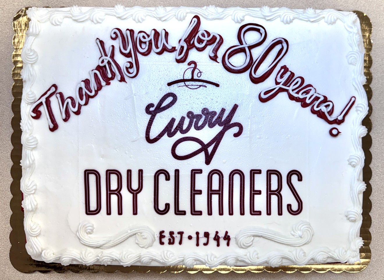 Curry Dry Cleaner’s 80th Anniversary