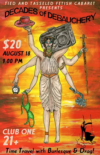 Image: Decades of Debauchery Burlesque & Drag Show