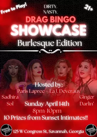 Image: Dirty, Nasty, Drag Bingo Showcase Burlesque Edition