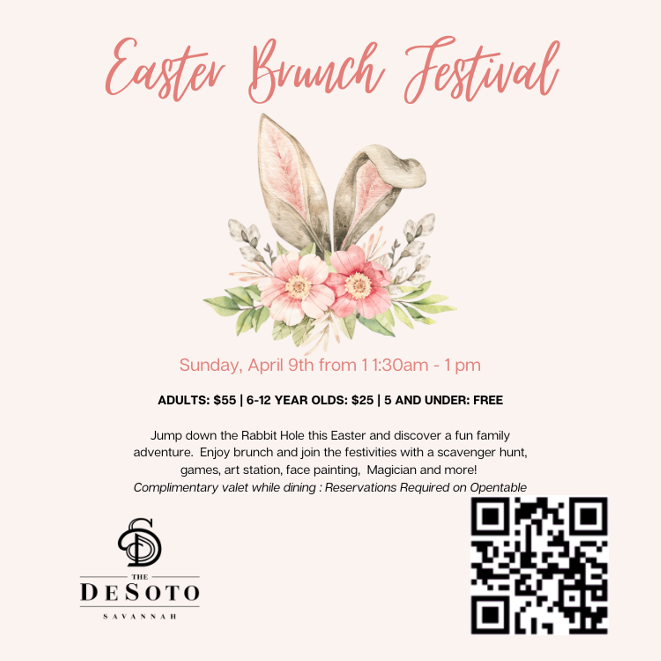 Easter Brunch at The DeSoto