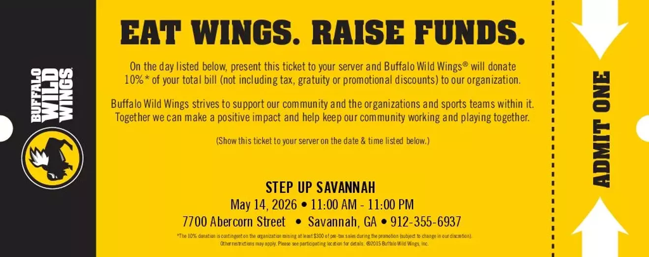 (Show this ticket to your server on the date & time listed below)