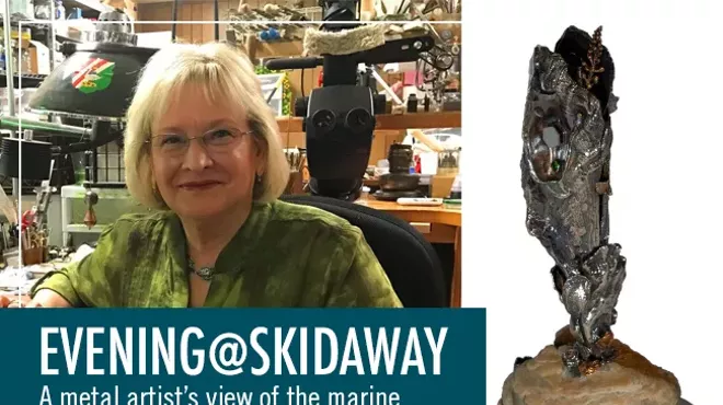 Image: Evening @ Skidaway: A Metal Artist&rsquo;s View of the Marine Carbon Cycle