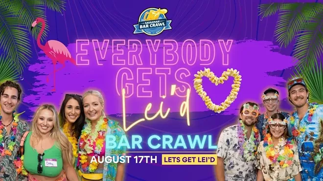 Image: Everybody Gets Lei'd ~ Hawaiian Themed Bar Crawl